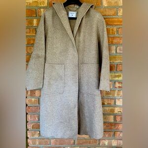 Hooded Houndstooth Jacket